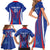 Custom Slovakia 2024 Football Family Matching Short Sleeve Bodycon Dress and Hawaiian Shirt Slovenska Sokoli - Wonder Print Shop