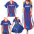 Custom Slovakia 2024 Football Family Matching Summer Maxi Dress and Hawaiian Shirt Slovenska Sokoli - Wonder Print Shop