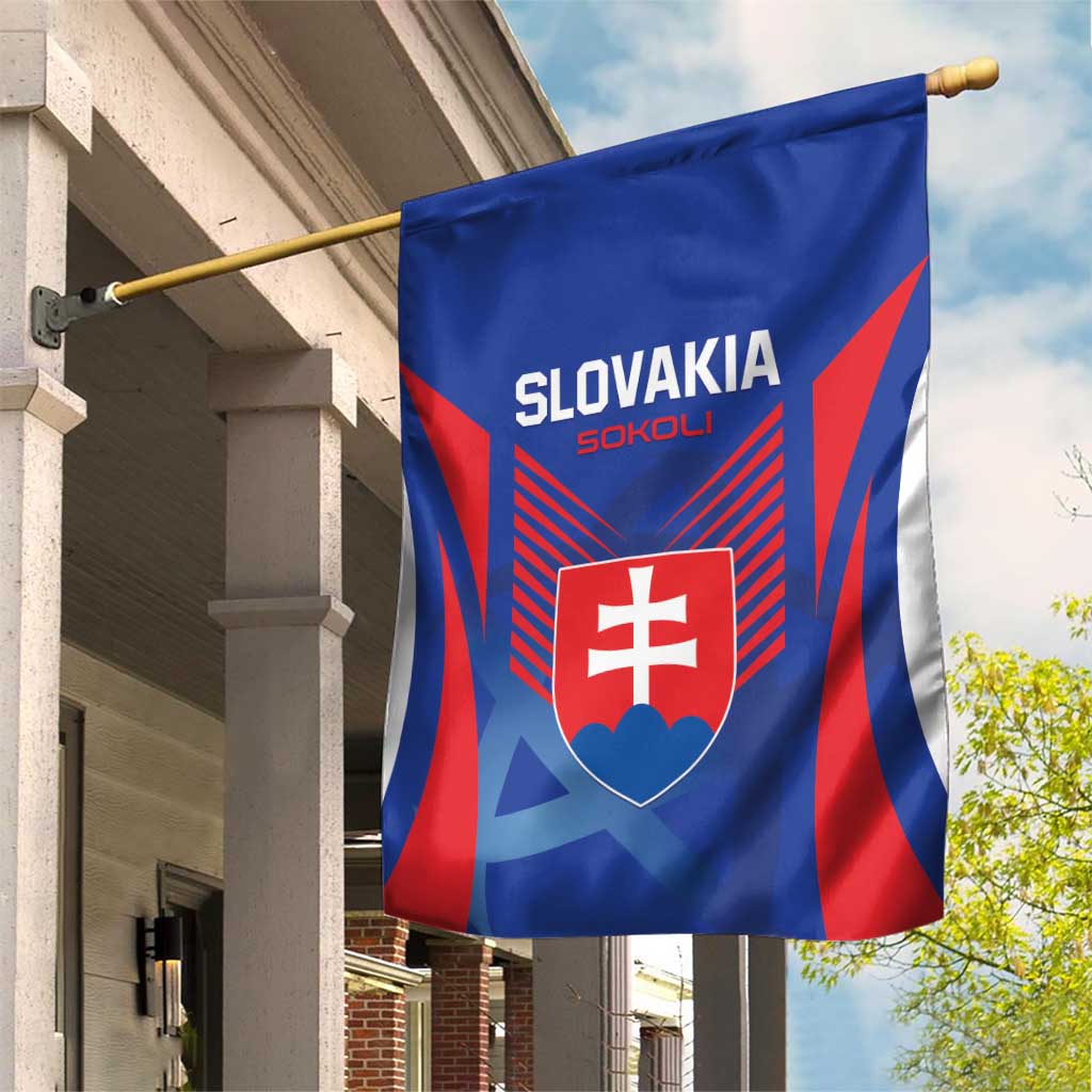 Slovakia 2024 Football Garden Flag Slovenska Sokoli - Wonder Print Shop