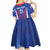 Custom Slovakia 2024 Football Kid Short Sleeve Dress Slovenska Sokoli - Wonder Print Shop