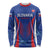 Custom Slovakia 2024 Football Long Sleeve Shirt Slovenska Sokoli - Wonder Print Shop