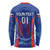 Custom Slovakia 2024 Football Long Sleeve Shirt Slovenska Sokoli - Wonder Print Shop