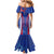 Custom Slovakia 2024 Football Mermaid Dress Slovenska Sokoli - Wonder Print Shop