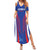 Custom Slovakia 2024 Football Summer Maxi Dress Slovenska Sokoli - Wonder Print Shop