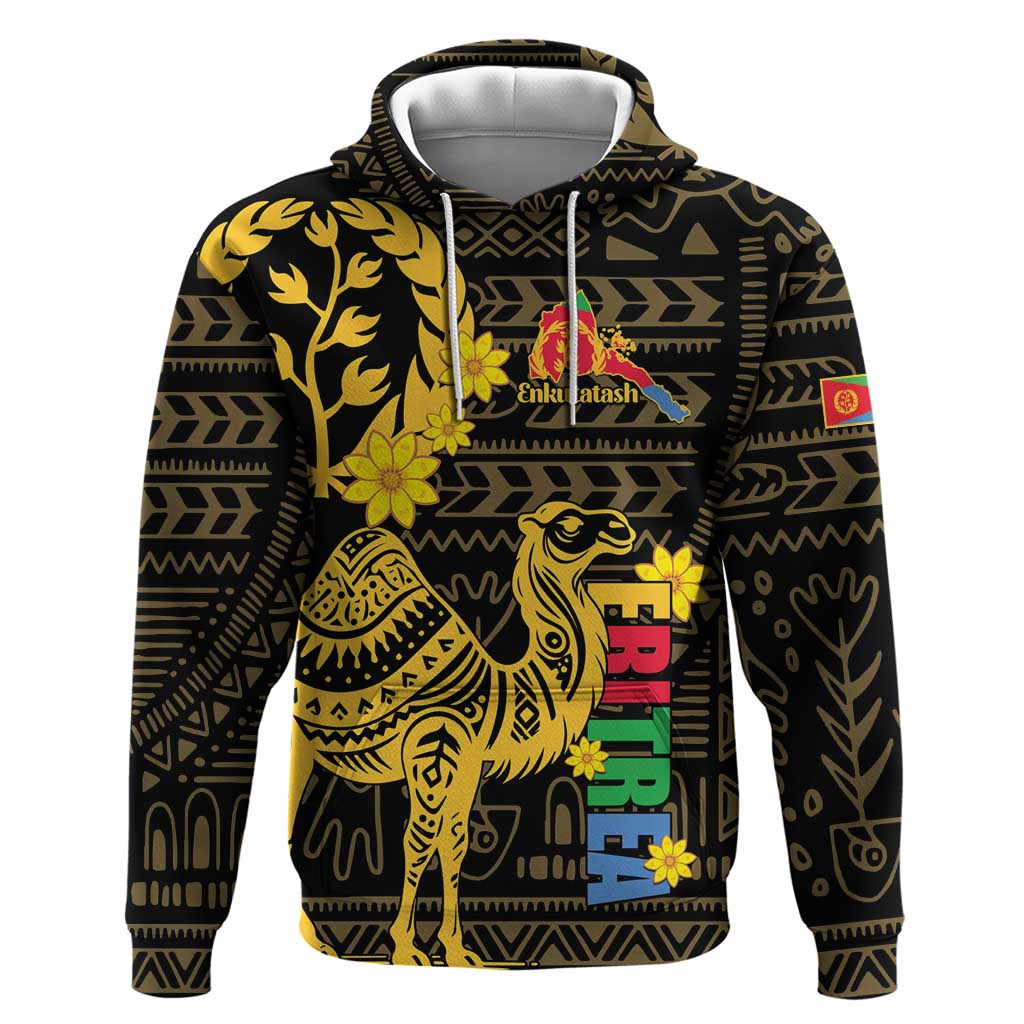 Enkutatash Eritrea New Year Hoodie Eritrean Camel African Pattern - Wonder Print Shop