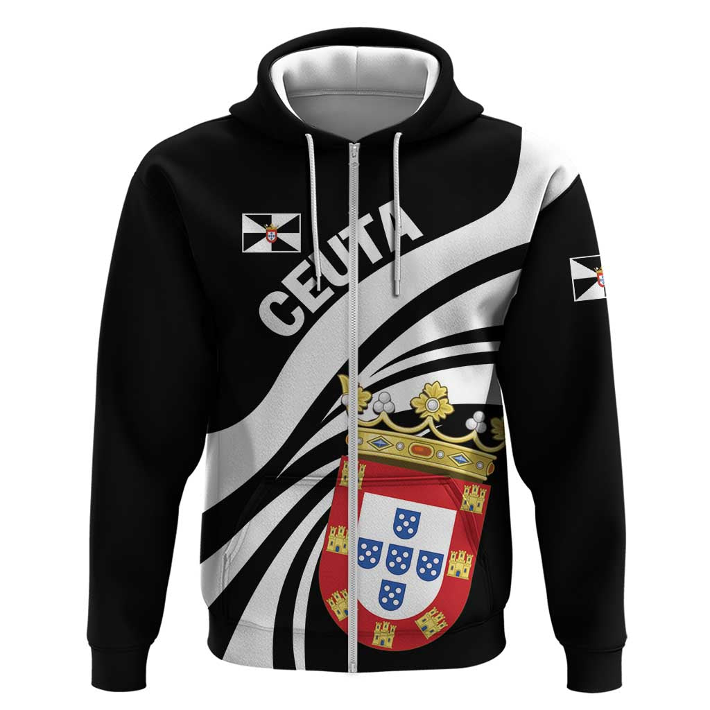 Ceuta Day Zip Hoodie Dia de Ceuta 2024 - Wonder Print Shop