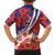 Costa Rica Hawaiian Shirt Coat of Arms Hibiscus Pattern - Wonder Print Shop