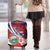 Costa Rica Luggage Cover Coat of Arms Hibiscus Pattern - Wonder Print Shop