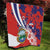 Costa Rica Quilt Coat of Arms Hibiscus Pattern