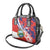 Costa Rica Shoulder Handbag Coat of Arms Hibiscus Pattern