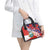 Costa Rica Shoulder Handbag Coat of Arms Hibiscus Pattern