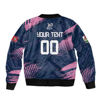 Custom Rugby Bermuda Bomber Jacket Our Team Go Champions - Wonder Print Shop