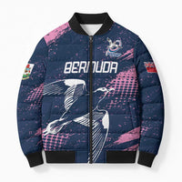 Custom Rugby Bermuda Bomber Puffer Jacket Our Team Go Champions - Wonder Print Shop