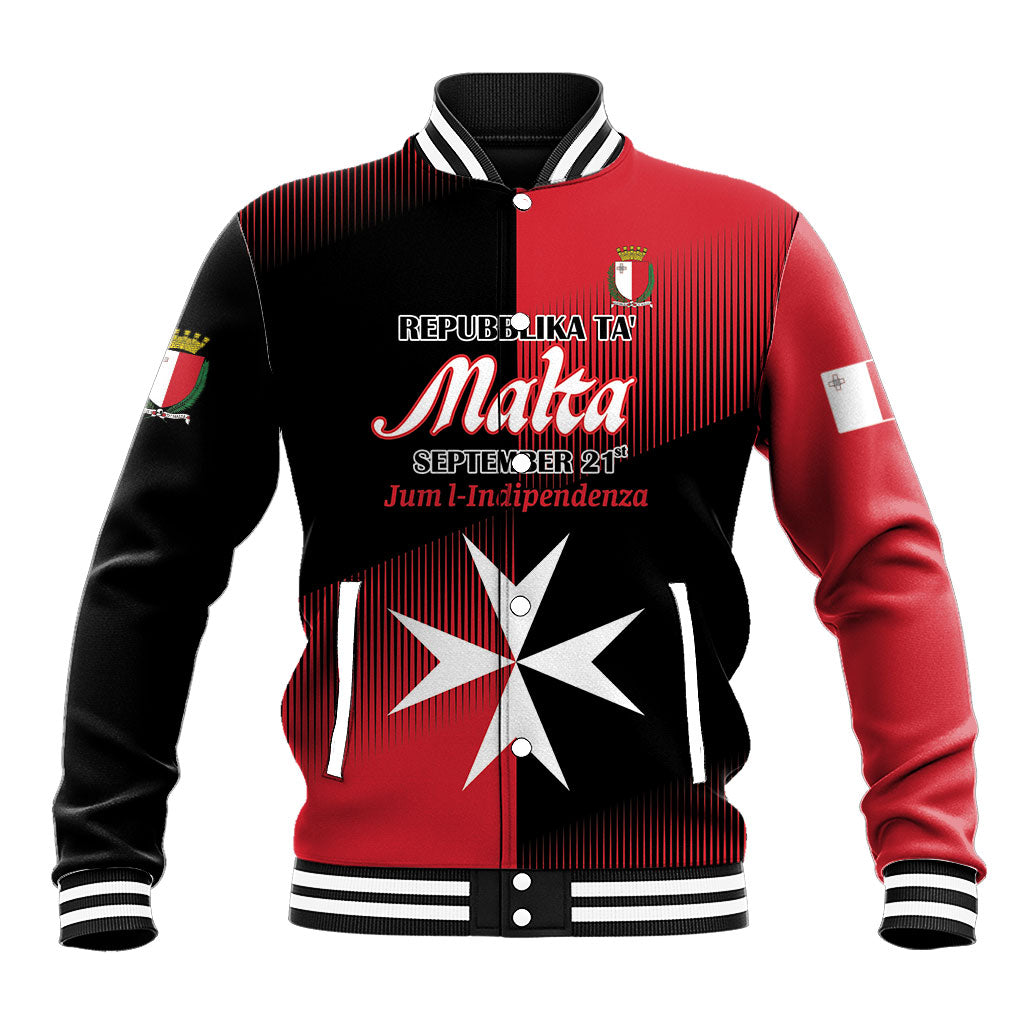 Personalised Malta Jum l-Indipendenza Baseball Jacket September 21st