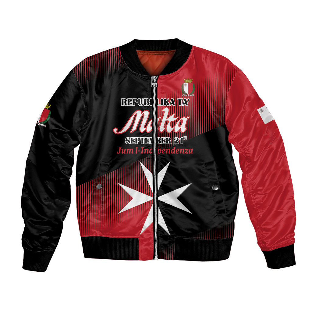 Personalised Malta Jum l-Indipendenza Bomber Jacket September 21st