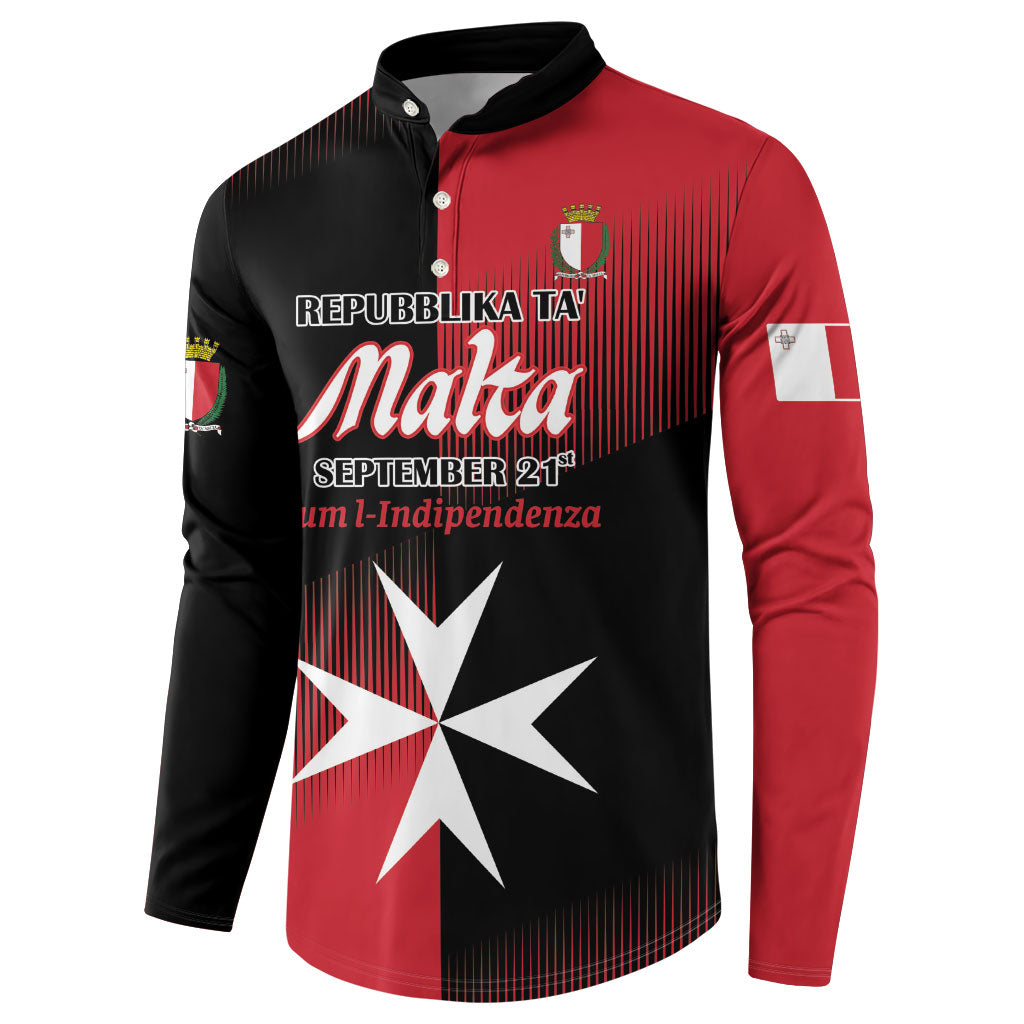 Personalised Malta Jum l-Indipendenza Button Sweatshirt September 21st