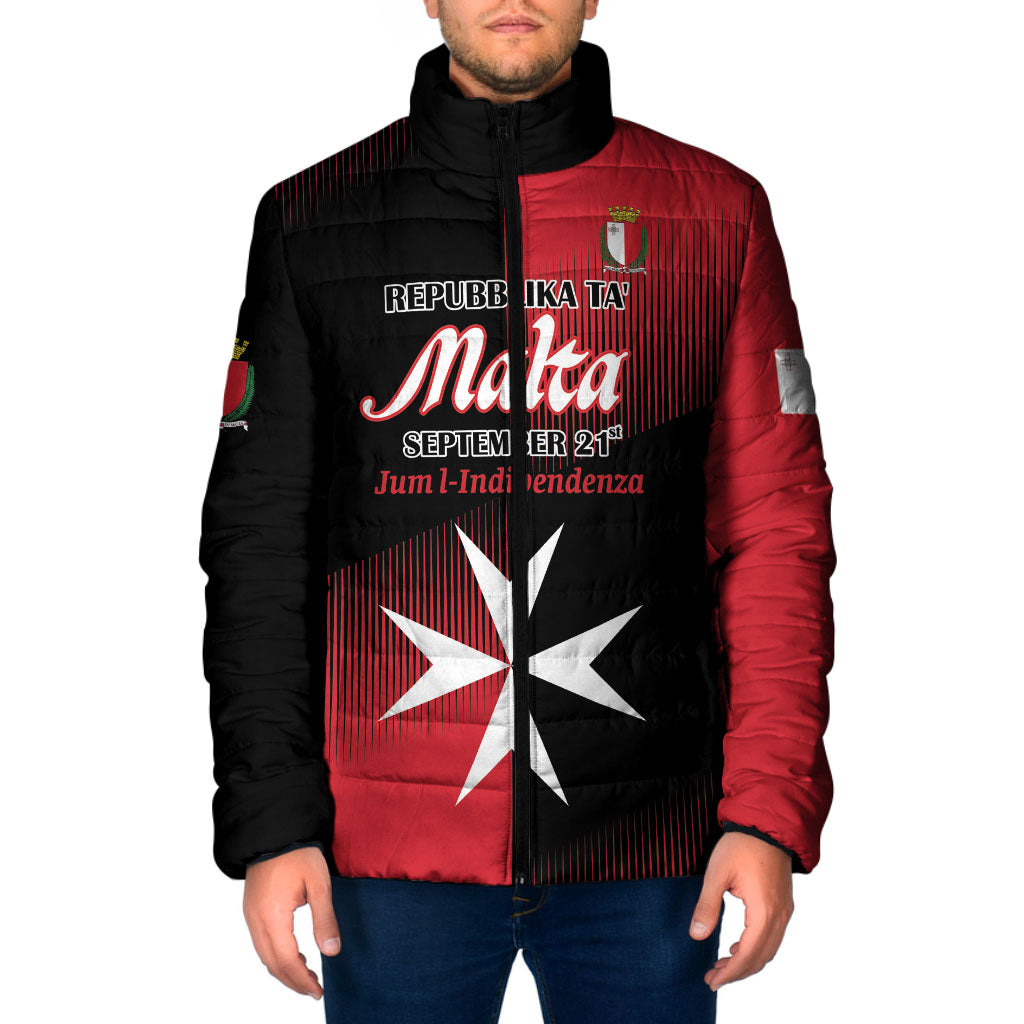 Personalised Malta Jum l-Indipendenza Padded Jacket September 21st