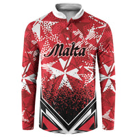 Personalised Repubblika ta Malta Button Sweatshirt Dynamic Style