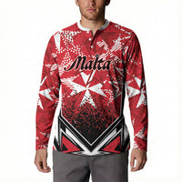 Personalised Repubblika ta Malta Button Sweatshirt Dynamic Style