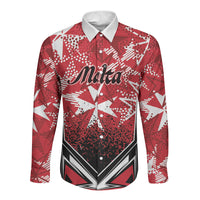 Personalised Repubblika ta Malta Long Sleeve Button Shirt Dynamic Style