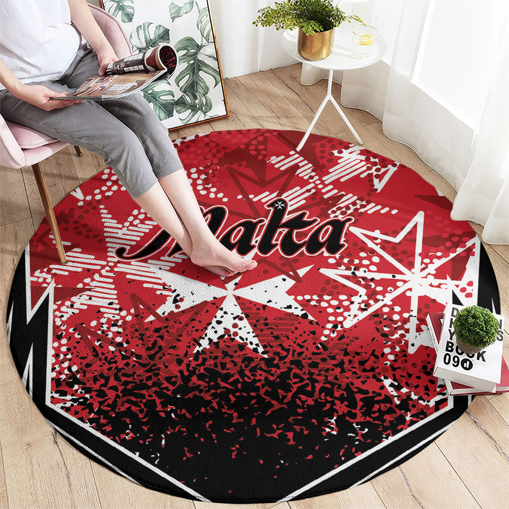 Repubblika ta Malta Round Carpet Dynamic Style