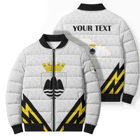 Personalised Malta Gozo Island Bomber Puffer Jacket Flag Inspired