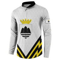 Personalised Malta Gozo Island Button Sweatshirt Flag Inspired