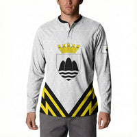 Personalised Malta Gozo Island Button Sweatshirt Flag Inspired