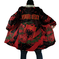 Personalised Albania Red Poppy Cloak Happy Independence Day