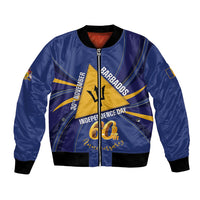 Barbados 60th Anniversary Bomber Jacket Happy Independence Day