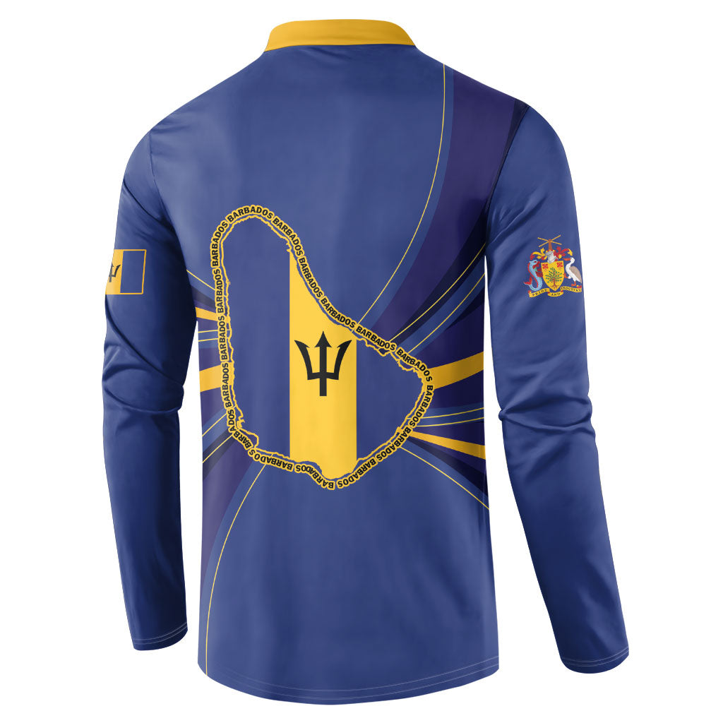 Barbados 60th Anniversary Button Sweatshirt Happy Independence Day