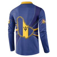 Barbados 60th Anniversary Button Sweatshirt Happy Independence Day