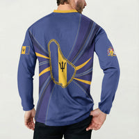 Barbados 60th Anniversary Button Sweatshirt Happy Independence Day