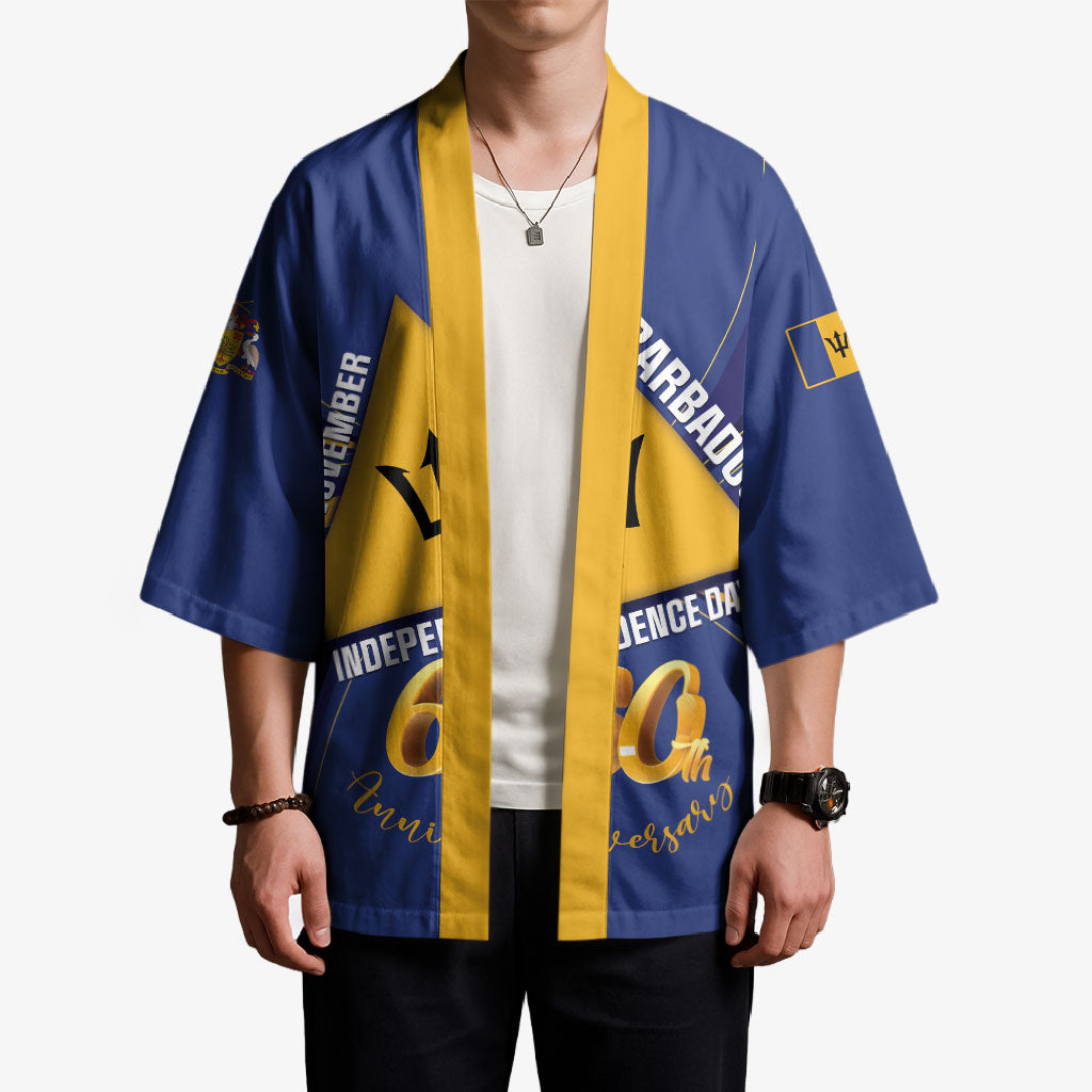 Barbados 60th Anniversary Kimono Happy Independence Day