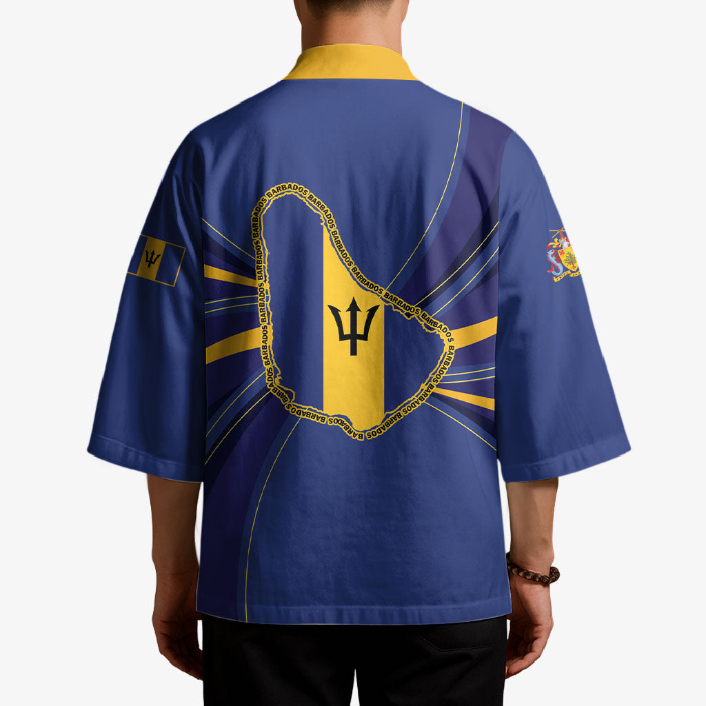 Barbados 60th Anniversary Kimono Happy Independence Day