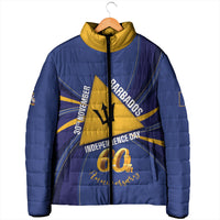 Barbados 60th Anniversary Padded Jacket Happy Independence Day