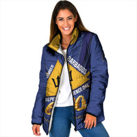 Barbados 60th Anniversary Padded Jacket Happy Independence Day