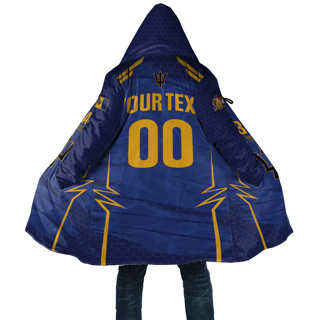 Custom Barbados 2026 Football Cloak Bajan Tridents Go Champions