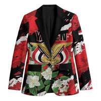 Personalized Yemen Jasmine Blazer Happy Independence Day