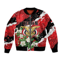 Personalized Yemen Jasmine Bomber Jacket Happy Independence Day