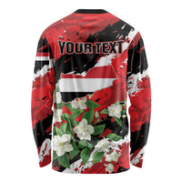 Personalized Yemen Jasmine Long Sleeve Shirt Happy Independence Day