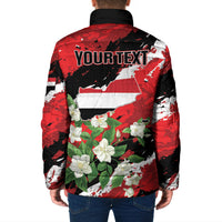 Personalized Yemen Jasmine Padded Jacket Happy Independence Day