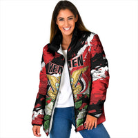 Personalized Yemen Jasmine Padded Jacket Happy Independence Day