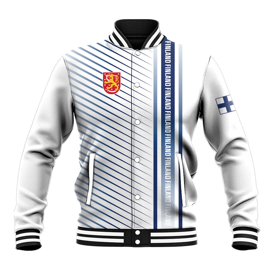 Personalized Finland 2026 Baseball Jacket Happy Independence Day