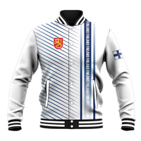 Personalized Finland 2026 Baseball Jacket Happy Independence Day