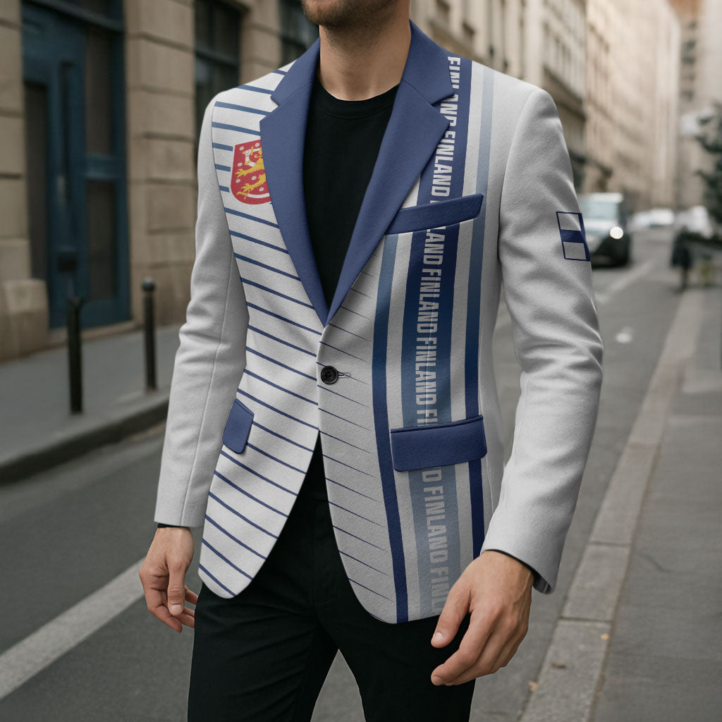 Personalized Finland 2026 Blazer Happy Independence Day