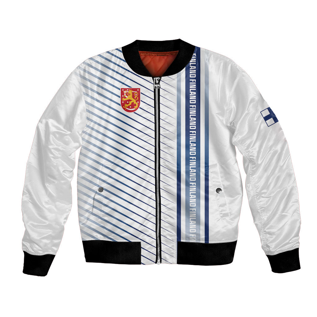 Personalized Finland 2026 Bomber Jacket Happy Independence Day
