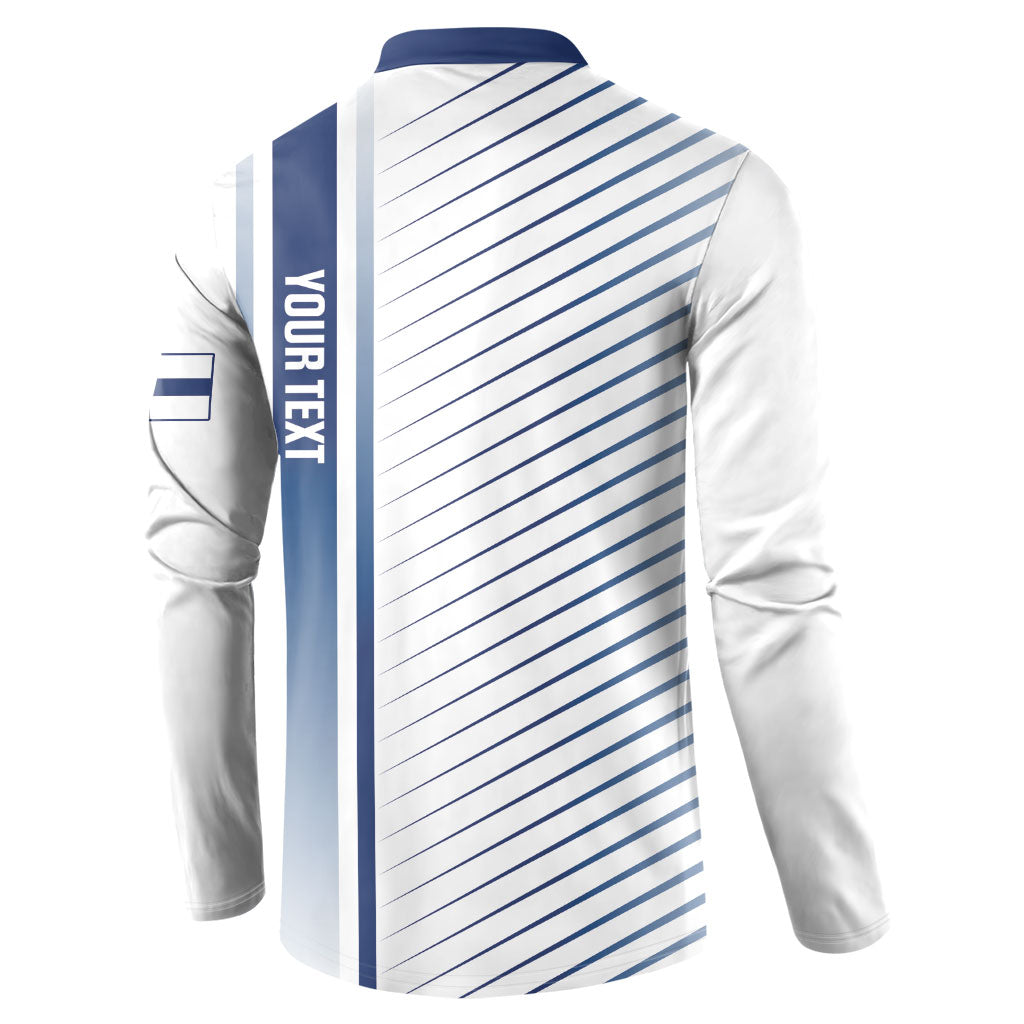 Personalized Finland 2026 Button Sweatshirt Happy Independence Day