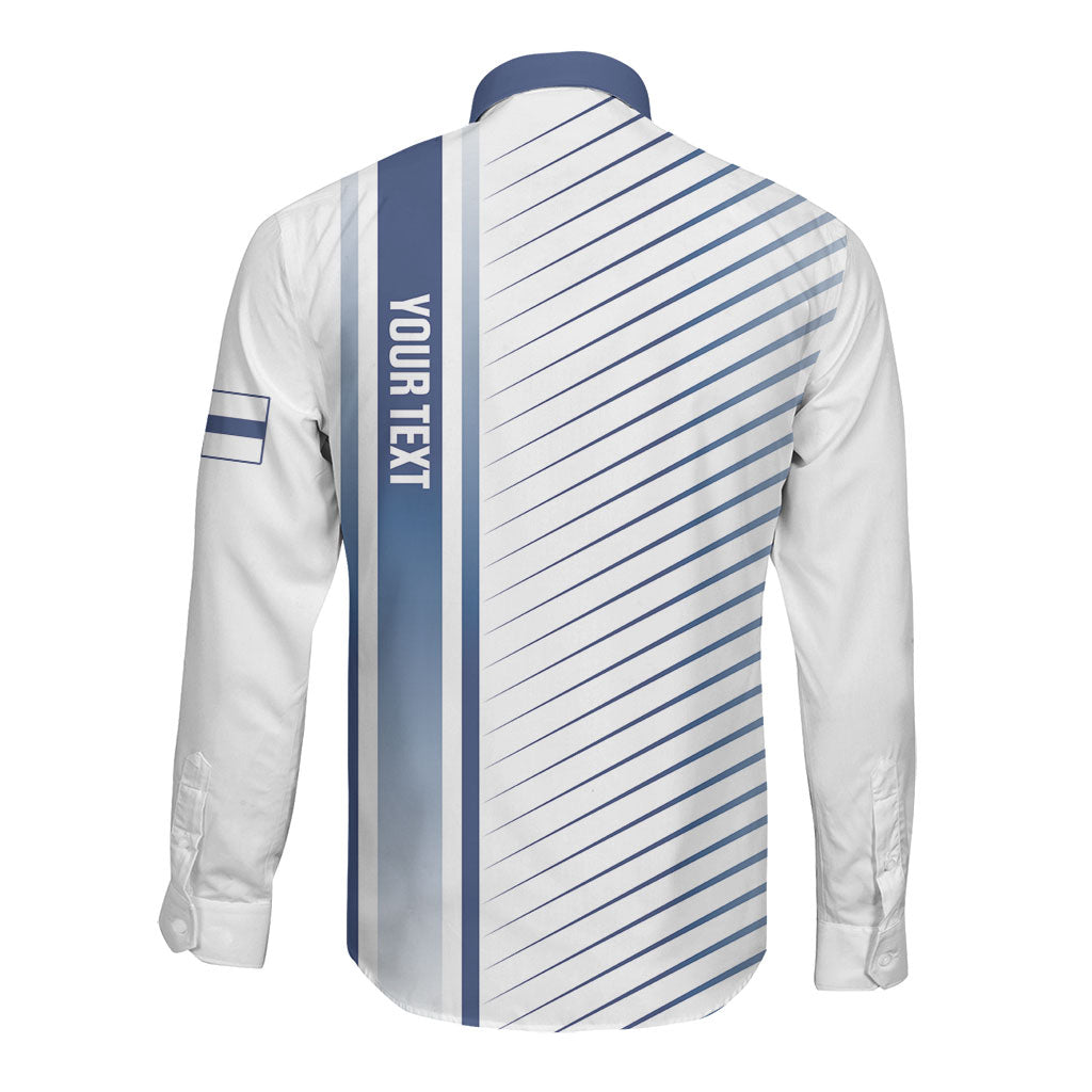 Personalized Finland 2026 Long Sleeve Button Shirt Happy Independence Day