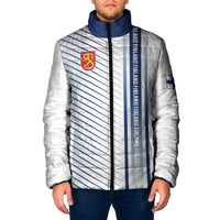 Personalized Finland 2026 Padded Jacket Happy Independence Day